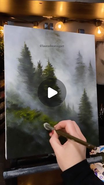 Cloud Painting Acrylic, Painting Tutorial Acrylic, Oil Landscape Paintings, Landscape Acrylic Painting, I Feel Lost, Acrylic Tutorials, Landscape Painting Tutorial, Acrylic Landscape, Feel Lost