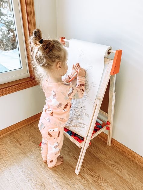 Art Easel for toddlers and children   http://liketk.it/2Kyh5 #liketkit @liketoknow.it #LTKbaby #LTKkids #LTKfamily Best toddler activity ever! Brooke loves to color on this easel. Best investment I’ve made yet 🙌 #toddleractivities #toddler #toddlerlife #toddlertoys #art #creativeplay #arttoy @liketoknow.it.family 2024 Healing, Toddler Easel, Diy Easel, Playroom Inspiration, Toddler Drawing, Gray Room, Toddler Room Decor, Toddler Activity, Art Easel