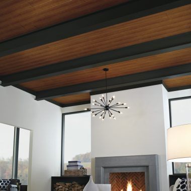 Black Beams, Covering Popcorn Ceiling, Installing Wainscoting, Wood Plank Ceiling, Wooden Ceiling Design, Armstrong Ceiling, Plank Ceiling, Beadboard Ceiling, Popcorn Ceiling