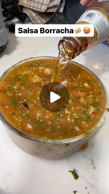 Salsa Borracha, Best Salsa, Chili Oil Recipe, Mexican Salsa Recipes, Hispanic Recipes, Mexican Salsa, Instagram Recipes, Mexican Dessert Recipes, Full Recipes