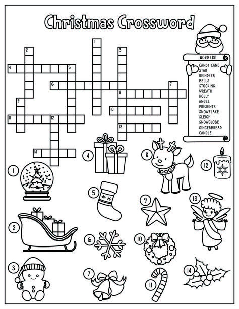 FREE Christmas Worksheets: Coloring Sheets, Word Search & More!! - Leap of Faith Crafting Christmas Crossword, Christmas Printable Activities, Holiday Worksheets, Christmas Word Search, Christmas Lesson, Christmas Coloring Sheets, Fun Christmas Activities, Christmas Worksheets, Womens Christmas