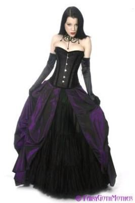 Fairy Goth Mother Fluffy Dresses, Goth Formal, Skirt Traditional, Gothic Prom Dress, Goth Prom, Dresses Corset, Black Wedding Gowns, Victorian Dresses, Gothic Chic