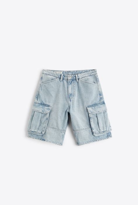 Kids Denim Shorts, Denim Cargo Shorts, Man Shorts, Fly Outfit, Denim Cargo, Seluar Pendek, Bermuda Jeans, Cargo Short, Men Style Tips