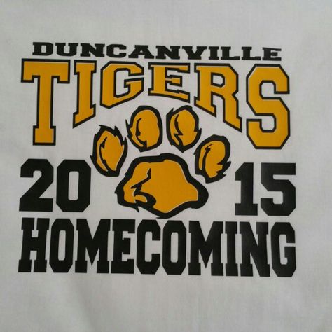 Duncanville Tigers Homecoming Shirt Football Homecoming Shirts Ideas, School Homecoming Shirts, Homecoming Shirts Ideas, Homecoming Tshirts Designs High Schools, Homecoming T Shirts Design, Football Homecoming Shirts, Homecoming Tshirt Designs, Homecoming Shirt Designs, Homecoming Shirts High School