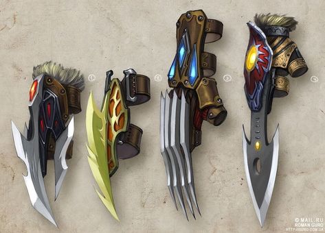 Claw weapons Kule Ting, Výtvarné Reference, Cool Swords, Armor Concept, Game Design, Concept Art, Design