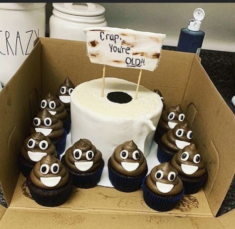 Poop Cake, 50th Birthday Cakes For Men, Toilet Paper Cake, Over The Hill Cakes, Best Cake Ever, 60th Birthday Cakes, Funny Birthday Cakes, 40th Birthday Cakes, Birthday Cakes For Women