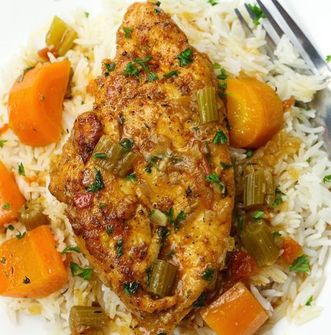 How To Braise Chicken, Braiser Recipes, Airline Chicken Breast, Amazing Chicken Breast Recipes, Braised Chicken Breast, Poultry Dishes, Cornish Hens, Homemade Condiments, Weekday Meals