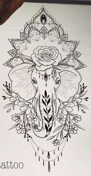 Elephant Calf Tattoos For Women, Calf Tattoos For Women, Third Eye Tattoos, Eye Tattoos, Mama Tattoo, Arm Sleeve Tattoos For Women, Henna Style Tattoos, Crazy Tattoos, Arm Tats