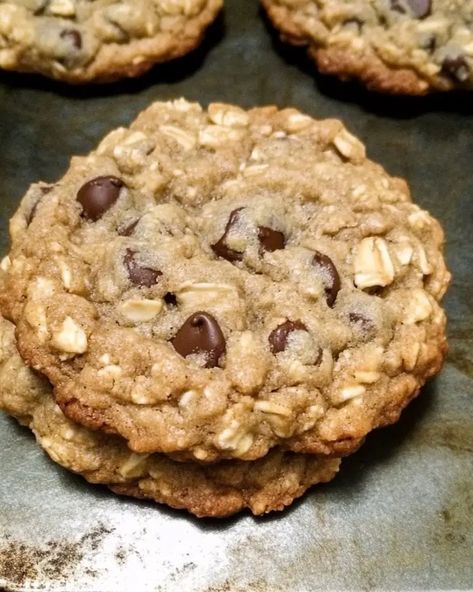 Laura Bush’s Cowboy Cookies | Homemade Recipes Laura Bush Cowboy Cookies, Cowboy Cookie Recipe, Cookie Recipes Chewy, Cookies Homemade, Laura Bush, Cowboy Cookies, Famous Recipe, Cookie Party, Drop Cookies