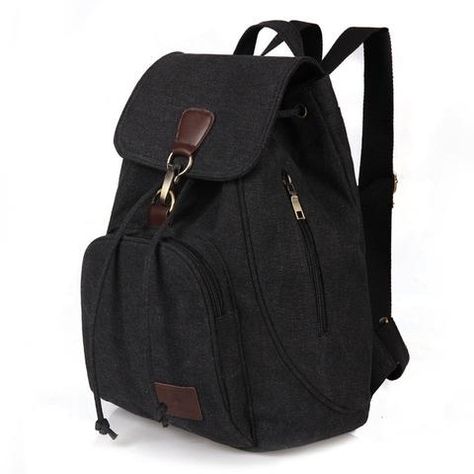 Female Women Canvas Backpack Preppy Style School Lady Girl Student Laptop School Bag Mochila Bolsas School Bags for Teenage Girl Outfit Accessories From Touchy Style | Black, Blue, Cool Backpack, For Girl, For School, For Women's, Laptop Backpack, Outfit Accessories, Vintage. | Free International Shipping. Cotton Travel Bag, School Rucksack, Vintage College, Anti Theft Backpack, Multipurpose Bag, Vintage Canvas, School Backpack, Chloe Bag, Backpack Bag