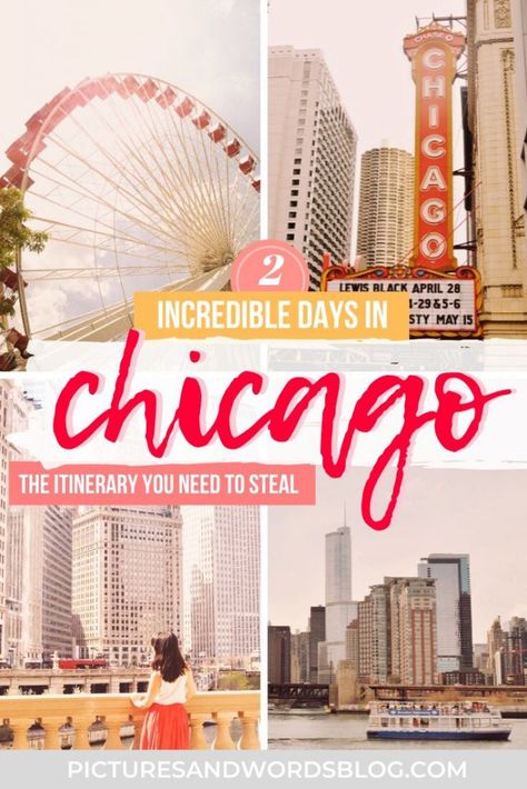 Chicago Itinerary, Chicago Travel Guide, Chicago Vacation, Things To Do In Chicago, Visit Chicago, The Windy City, Chicago Travel, Usa Travel Guide, Windy City