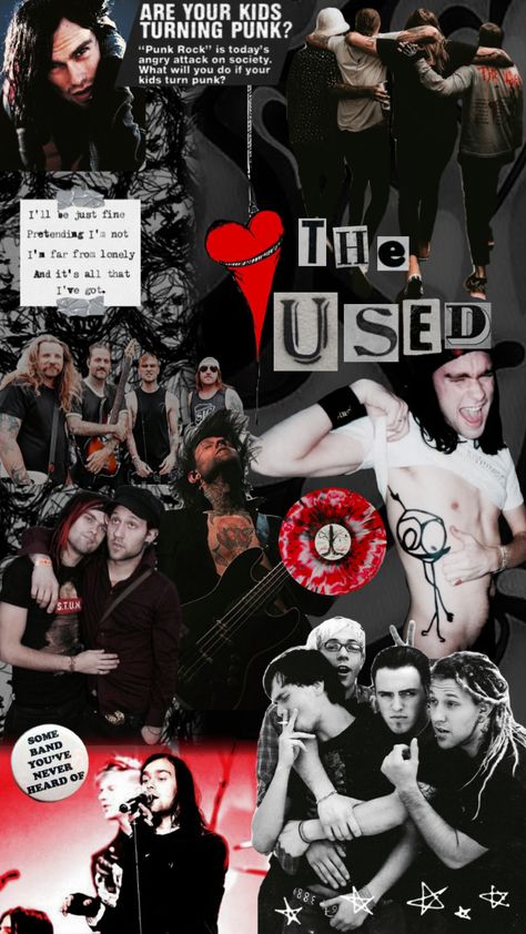 The Used #band #theused #emo #posthardcore #music #ilovemusic The Used Wallpaper Band, The Used Band Wallpaper, Emo Lockscreen, 2000s Emo Wallpaper, The Used Band, Emo Wallpapers, 2000s Emo, Emo Wallpaper, Band Wallpapers