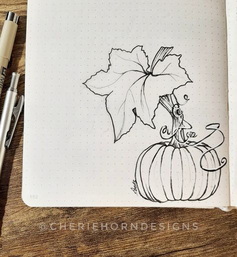 Autumn Sketch Ideas, Autumn Drawings Aesthetic, Autumn Sketches, Decorate Journal, Fall Sketches, Easy Halloween Drawings, Fall Doodles, Autumn Doodles, Bullet Journal Work