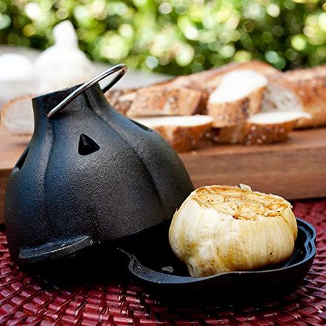 27 of the Best Grilling Gifts and BBQ Gift Ideas in 2021 Grilling Gadgets, Garlic Roaster, Bbq Guys, Roast Garlic, Bbq Gifts, Summer Cookouts, Garlic Bulb, Garlic Recipes, Bbq Tools