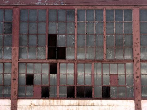 factory window, via Flickr. Factory Windows, Radium Girls, Industrial Windows, East La, Diy Window, Sash Windows, Loft Apartment, Environment Concept Art, Model Railroad