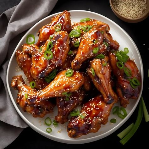 Korean Chicken Wings Recipe Korean Chicken Wings Recipe, Sweet And Spicy Chicken Wings, Korean Chicken Wings, Chicken Wing Recipe, Spicy Chicken Wings, Wing Recipe, Sweet And Spicy Chicken, Korean Chicken, Chicken Wings Recipe