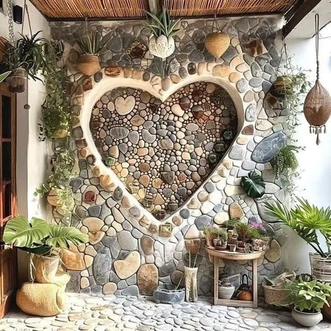 Niche Decor, Have Inspiration, Outdoor Decor Backyard, Boho Chic Decor, Dream House Decor, Rock Garden, Outdoor Projects, Backyard Landscaping Designs, Dream Garden