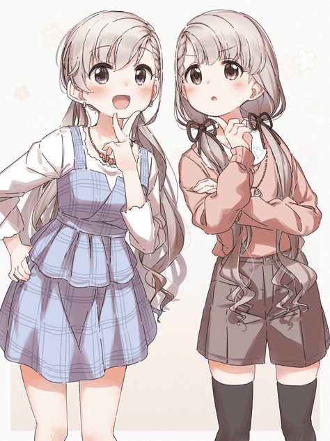 Shojo Anime, Anime Siblings, Idolmaster Cinderella Girls, Anime Sisters, Friend Anime, Anime Child, Anime Family, Anime Baby, Anime Best Friends