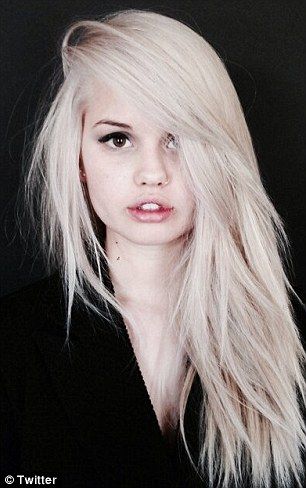 Lighten up: Debby Ryan changed her trademark red locks and dyed them platinum blonde just as she turned 21 Debbie Ryan, Blonde Hair At Home, Blonde Hair Pale Skin, Hair Pale Skin, Platinum Blonde Hair Color, Bleaching Your Hair, Makeup Tip, Debby Ryan, Platinum Hair