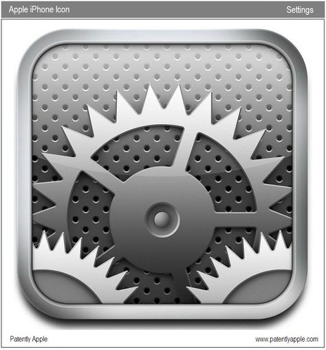 This is the old iphone setting's icon.  I like this because it has a three dimensional look. It works because the gears give the idea of some sort of settings. They should have never gotten rid of this. Old Iphone Icons, Old App Logos, Frutiger Aero Icons, Old Icons, Fruitiger Aero, Setting Icon, Προϊόντα Apple, Settings Icon, Iphone Themes