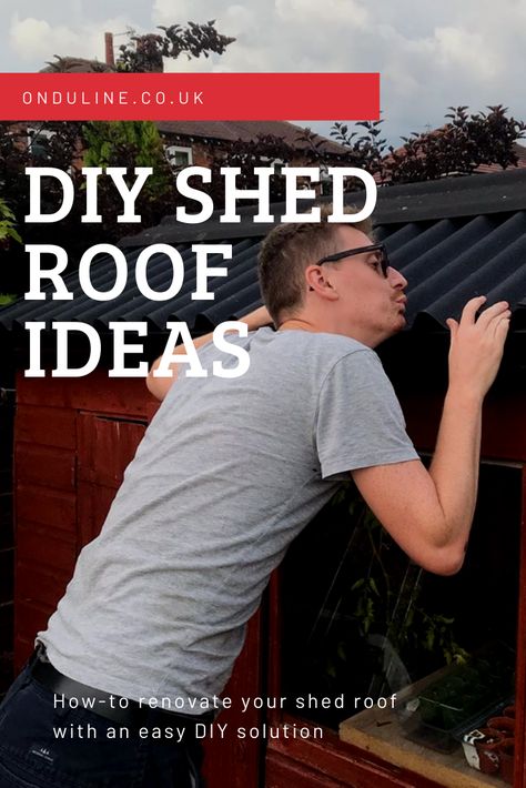 Cheap Roofing Ideas, Diy Shed Roof, Shed Roof Ideas, Cheap Shed, Shed Renovation, Cheap Roofing, Diy Roofing, Diy Gazebo, Gazebo Plans