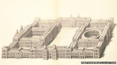 Whitehall Palace, Liverpool Cathedral, Westminster London, Landmark Buildings, Glasgow School Of Art, Royal Residence, Architectural Prints, Minecraft Architecture, Classical Architecture