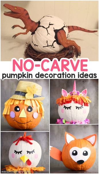 Amazing Pumpkin Painting Ideas & Other No Carve Pumpkin Decorating Ideas Pumpkin Decoration Ideas, No Carve Pumpkin Decorating Ideas, No Carve Pumpkin, Creative Pumpkin Painting, Creative Pumpkin Decorating, Pumpkin Decorating Ideas, No Carve Pumpkin Decorating, Pumpkin Decorating Contest, Masque Halloween