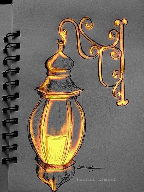 Architecture Painting Ideas, Real Life Objects To Draw, Boyfriend Art Ideas, 3d Art Sketch, Lamp Art Draw, Sketchbook Art Journal Color Pencil, Shadow Drawing Sketches, Pencil Sketches Creative Inspiration, City Art Drawing