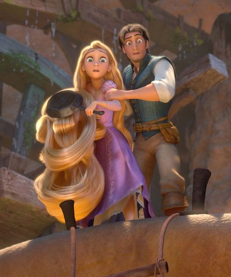 Lindo Disney, Disney Amor, Couples Disney, Disney Duos, Tangled Movie, Disney Mignon, Tangled 2010, Animation Disney, Rapunzel And Eugene