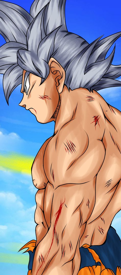 Ultra Instinct Manga, Goku Ultra Instinct Manga, Goku Mui Manga, Goku Mastered Ultra Instinct, Manga Panel Colored, Mastered Ultra Instinct, Goku Mui, Goku Manga, Goku Drawing