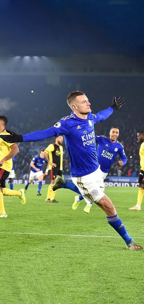 Jamie Vardy Wallpaper, Football Passion, Leicester City Fc, Jamie Vardy, Football Or Soccer, Team Goals, King Power, Association Football, Leicester City