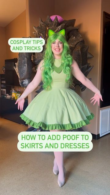 How To Make A Puffy Skirt, How To Make Petticoat Tutorials, How To Make A Hoop Skirt Diy, Hoop Skirt Tutorial, Dresses With Petticoats, Diy Petticoat No Sew, Skirt With Petticoat Outfit, Diy Petticoat Easy How To Make, How To Make A Hoop Skirt