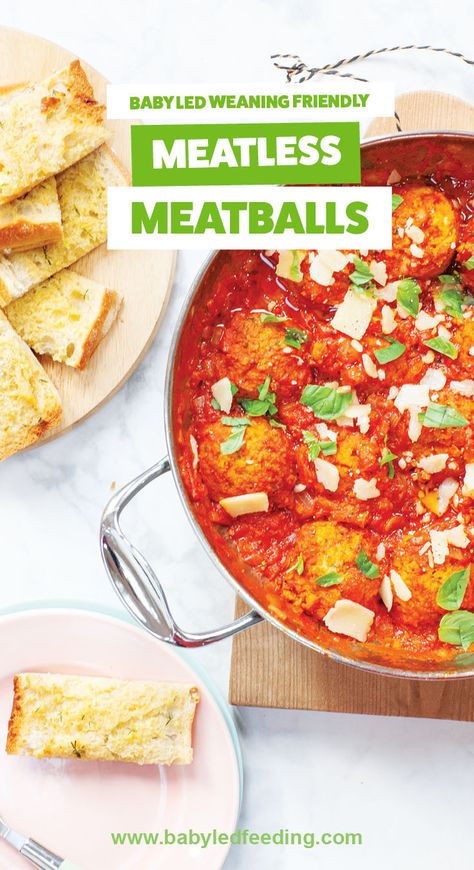 Meatless Meatballs Easy vegetarian meatballs recipe safe for baby led weaning. #vegetarian #meatballs #babyledweaning Vegetarian Meatballs Recipe, Lunches Recipes, Led Weaning Recipes, Meatless Meatballs, Vegetarian Meatballs, Kid Meals, Veggies Recipes, Night Recipes, Extra Protein