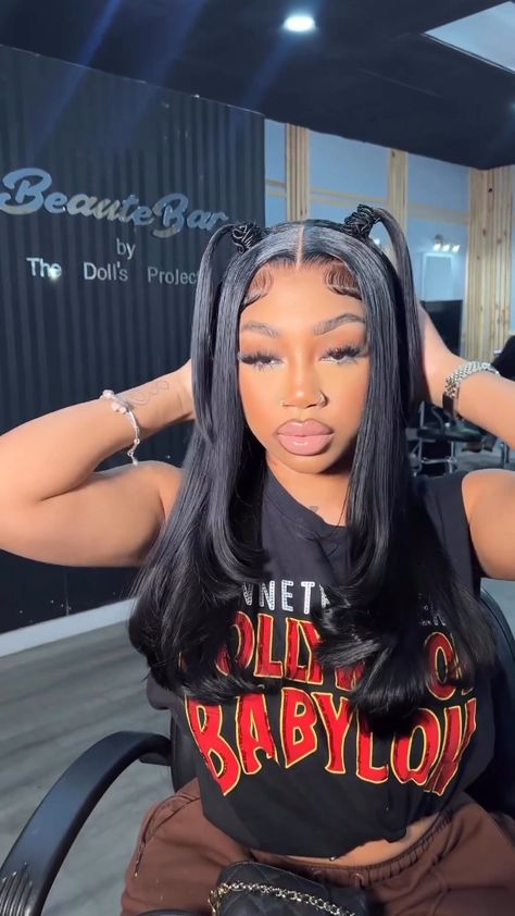 human hair wigs for black women Birthday Hairstyles Wigs For Black Women, Black Hairstyles Wigs, Y2k Wig Hairstyles Black Women, Black Girls Wig Hairstyles, Hairstyle Wigs For Black Women, Black Women Wig Hairstyles, Hairstyle For Wigs, Hairstyles Long Hair Black Women, Hairstyle Inspo Black Women