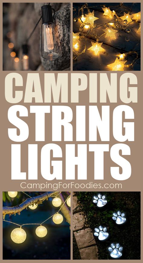 Best String Lights For Camping, Camping Solar Lights, Tent Lights Camping, Camping Lighting Ideas, Farm Camping Ideas, Solar Camping Lights, Outdoor Camping Lights, Camping Decorations Outdoor, Decorating Campsite Ideas