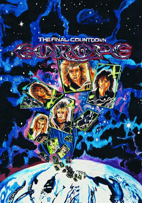 Europe The Final Countdown Album Europe Wallpaper, Europe Band, Rock Album Covers, 1980s Music, Final Countdown, Rock Band Posters, The Final Countdown, Classic Rock Bands, Band Wallpapers