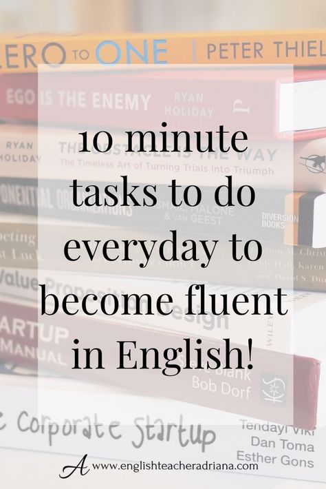 Everyday habits to improve your English Fluency alone at home. Learn how to use these 13 things you must do every day to improve your English fluency alone at home! English Fluency Tips, English Fluency, Everyday Habits, Alone At Home, Conversation Questions, Study English Language, Learn English Speaking, English Learning Books, Learning Languages Tips