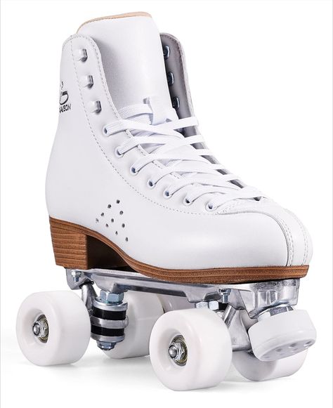 PAPAISON Roller Skates for Women and Men, Deluxe 2 Layer Microfiber Leather Double Row-Classic Roller Skates for Girls, Professional Outdoor Indoor Quad-Skates for Kids & Adults Professional Roller Skates, Outdoor Roller Skates, Quad Roller Skates, Kids Skates, Quad Skates, Roller Skaters, Inline Skating, Retail Market, Roller Skate