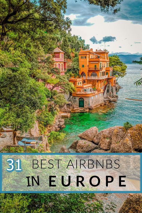 Looking for a unique European vacation rental? Fall in love with these beautiful and romantic Airbnbs in Europe. They range from luxurious mountaintop cabins and treehouses to waterfront villas. There are so many amazing European Airbnbs to choose from on a city break and nature getaway. To help inspire your next European vacation, here are the 31 best Airbnbs in Europe for large groups of family or friends. #Europe #EuropeTravel #Airbnb #AirbnbsEurope #EuropeanAirbnbs Tropical European Destinations, Romantic European Vacation, Family European Vacation, Best European Vacations, Best Airbnb, Friend Vacation, Best Vacation Spots, Unique Travel, Relaxing Vacations