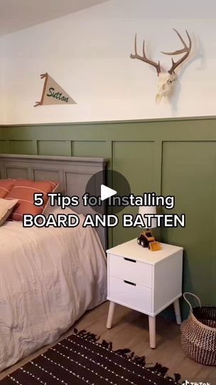 64K views · 330 reactions | Sharing 5 Tips for installing a board and batten accent wall! I have done several versions of board and batten in my home and these 5 tips will make the project a lot easier for you! For more details on each tip, checkout my blog post on board and batten that I’m sharing in stories today! #boardandbatten #wainscoting #accentwall #diyprojects #homeimprovement | MrsAshleyFrench | Doja Cat · Paint The Town Red (Instrumental) Board And Batten Accent Wall, Batten Accent Wall, Paint The Town Red, Board And Batten Wall, Home Decor Hacks, Woodworking Plan, Board And Batten, Interior Design Portfolio, I Have Done