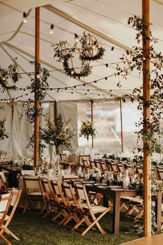 Pretty And Cheap Boho Decor For Wedding ★ cheap boho decor reception under white tent Jordan Voth String Lights Outdoor Wedding, Moderne Have, Minimalistic Wedding, Rustic Wedding Decorations, Wedding Ceremony Ideas, Sonoma Coast, Modern Reception, Tent Decorations, Wedding Tent