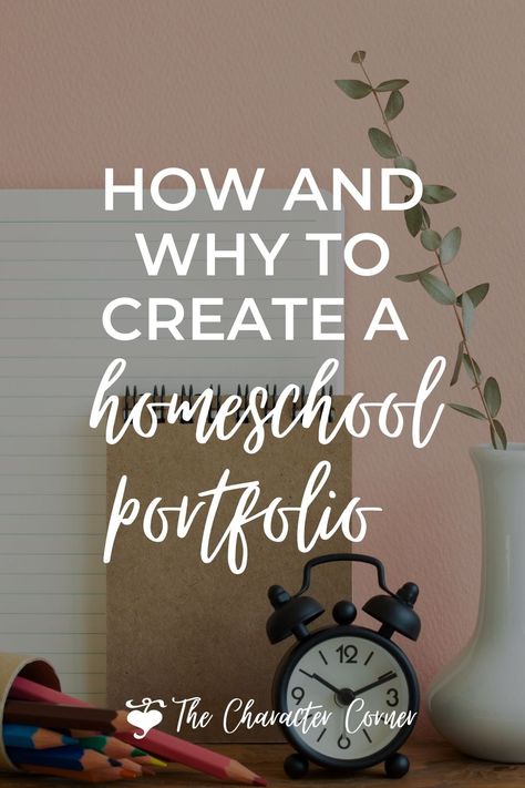 How To Create A Homeschool Portfolio (Free Printable!) - The Character Corner Homeschool Portfolio Examples, Homeschool Portfolio, Grade Tracker, Block Scheduling, Creating A Portfolio, Certified Teacher, Portfolio Examples, Time Blocking, Reading Log