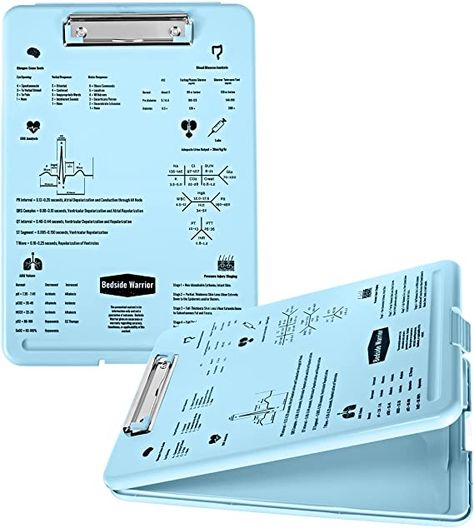 Nursing Organization, Clipboard With Storage, Nurse Clipboard, Nurse Organization, Clipboard Storage, Clip Board, Nurse Stuff, Clipboard, Cheat Sheet