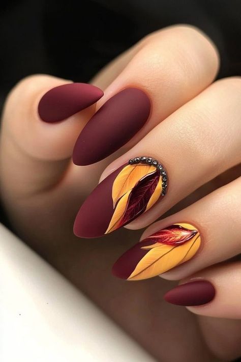 Pastel Autumn Nails, Bubble Art Nails, Witchy Fall Nails, Fall Color Nails Autumn, Aries Nails, Vanessa Nails, Luxe Nails, Nails Trend, September Nails