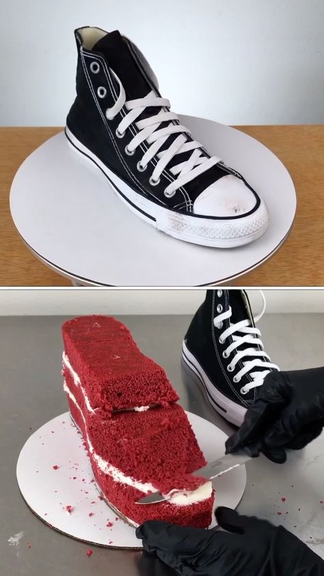 Shoe Cake Ideas, Food Cakes Realistic, Cakes That Look Like Real Things, Hyper Realistic Cakes, Key Lime Cake Recipe, Lime Cake Recipe, Key Lime Cake, Vegetable Cake, Pastry Design