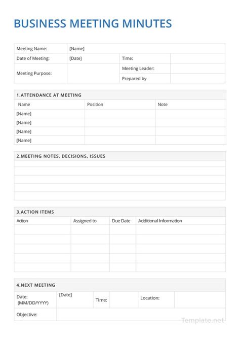 Free Sample Business Meeting Minutes Template Personal Assistant Planner, Secretary Notes Template, Minute Meeting Template, Committee Meeting Agenda Template, Meeting Template Free Printable, Meeting Planner Template, How To Write Minutes For A Meeting, Meeting Minutes Template Free Printable, Meeting Notes Printable Free