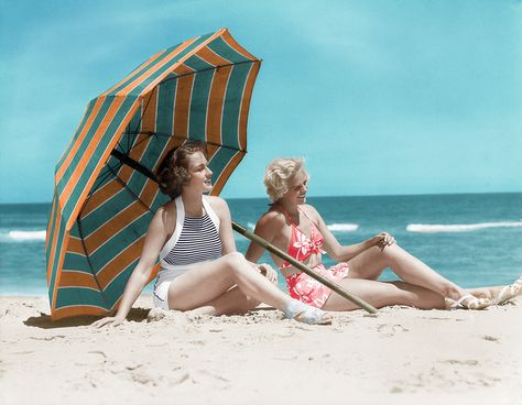 Beach 50s Aesthetic, People At Beach Reference, 1950s Beach Aesthetic, Sitting On Beach Pose, Beach Reference Pose, Two People Beach Poses, 50s Beach Aesthetic, Sitting Beach Poses, On The Beach Poses