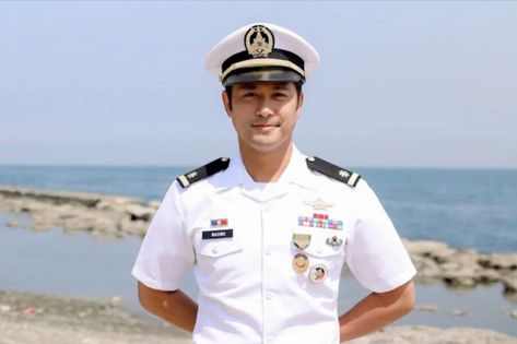 Rocco Nacino named as honorary member of Philippine Navy’s NAVSOCOM Check more at https://newscnnn.com/rocco-nacino-named-as-honorary-member-of-philippine-navys-navsocom/ Philippine Navy, Soldier Drawing, Men's Uniforms, News Agency, Philippines, Soldier, Navy, Quick Saves