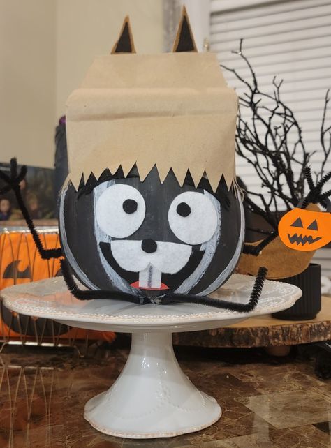 The Bad Seed Pumpkin Character, Bad Seed Pumpkin, Pumpkin Character, Character Pumpkins, Bad Seed, Pumpkin Projects, The Bad Seed, Teacher Things, The Bad