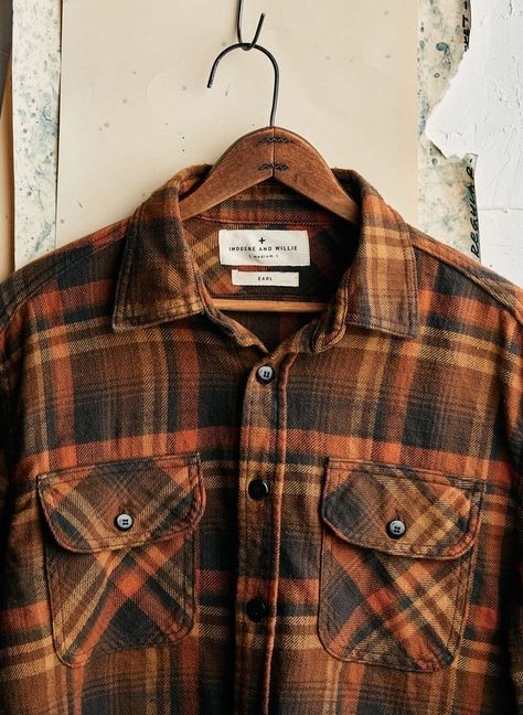 Flannel Aesthetic, Lumberjack Style, The Perfect Jeans, Imogene Willie, Concept Clothing, Plaid Shirts, Mens Casual Dress Outfits, Rugged Style, Mens Fashion Casual Outfits